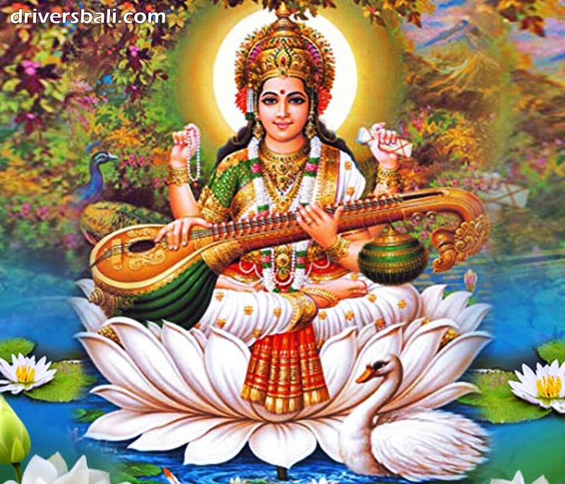 dewi saraswati the simbul of the god education