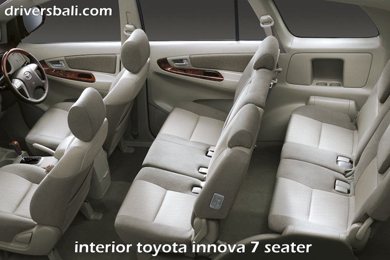 interior toyota innova rental in bali